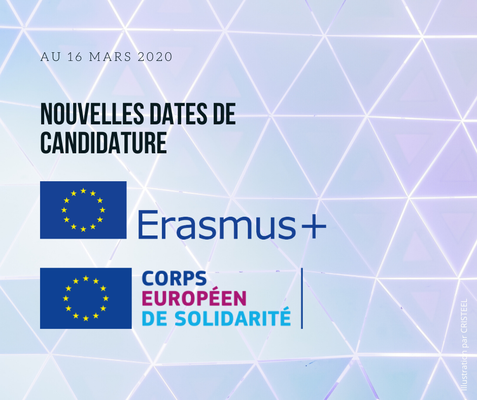 2020 03 18 Nvlle Dates ERASMUS et CES